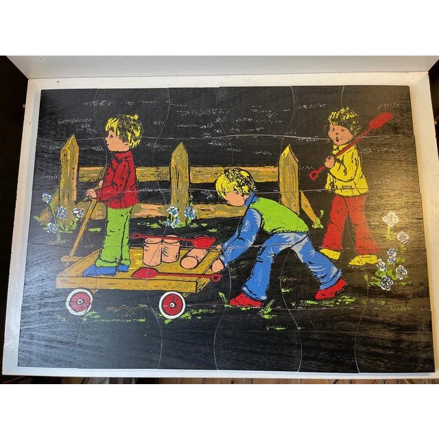 Large Painted Puzzle in Beech by Kay Bojesen, 1950s For Sale - Image 13 of 13