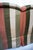 Green Late 20th Century Custom Edward Ferrell Silk Stripe Loveseat For Sale - Image 8 of 18