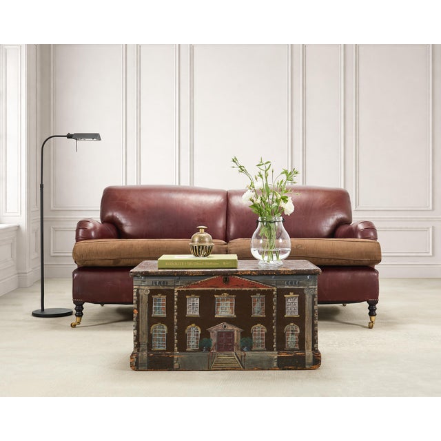 A sleek modern contemporary task floor lamp crafted in the style and manner of Casella and Cedric Hartman. The lamp...