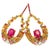Bochic "Capri" Vintage Ruby & Multi Fancy Sapphire Earrings-18K Gold & Silver For Sale - Image 15 of 18