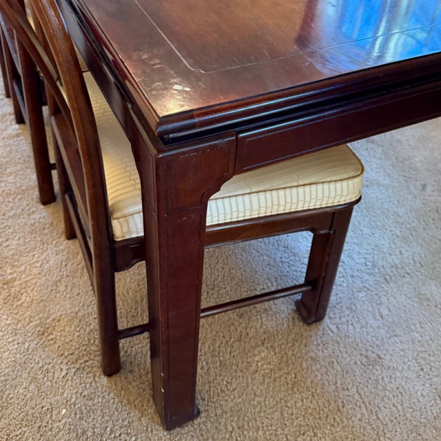 Vintage American of Martinsville Dining Table & 10 Chairs For Sale - Image 16 of 17