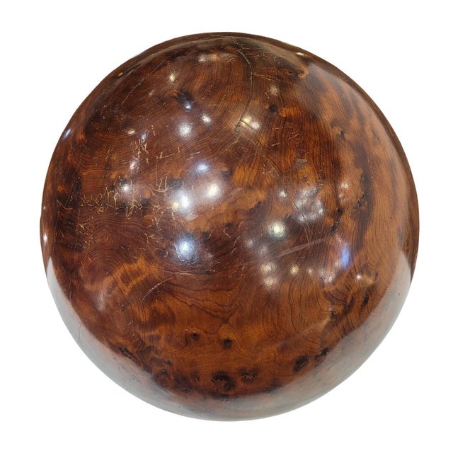 Decorative Sphere, Mahogany Obsidian, Early 20th Century - France Material: Mahogany Obsidian Period: Early 20th Century...