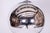Mid-Century Chandelier in Chromed Steel and Opaline Glass, Germany, 1970s For Sale - Image 4 of 11