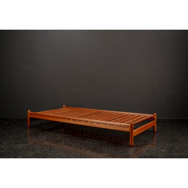 Wood Mid-Century Danish Handcrafted Daybed in Teak, 1960s For Sale - Image 7 of 18