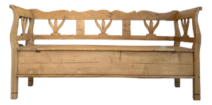 Farmhouse Chest Bench in Wood