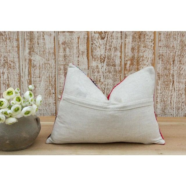 Textile Bhun Antique Tribal Grain Sack Pillow For Sale - Image 7 of 9