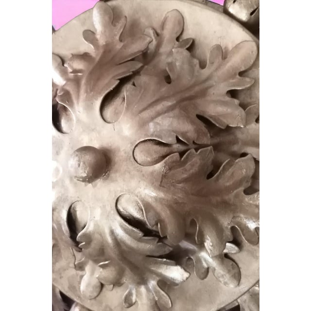 Mid-Century Modern Large Florentine Ceiling Light attributed to Studio Banci Firenze, 1950s For Sale - Image 3 of 6