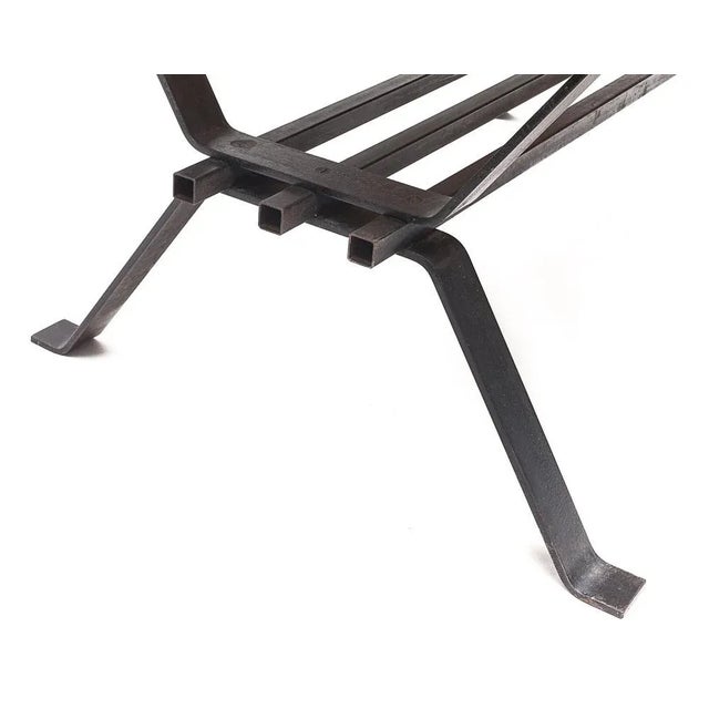 Forest Green Coffee Table in Wrought Iron and Ceramic, 1960s For Sale - Image 8 of 11