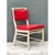 Red Vintage McGuire Red Upholstered Rattan Desk Chair For Sale - Image 8 of 12