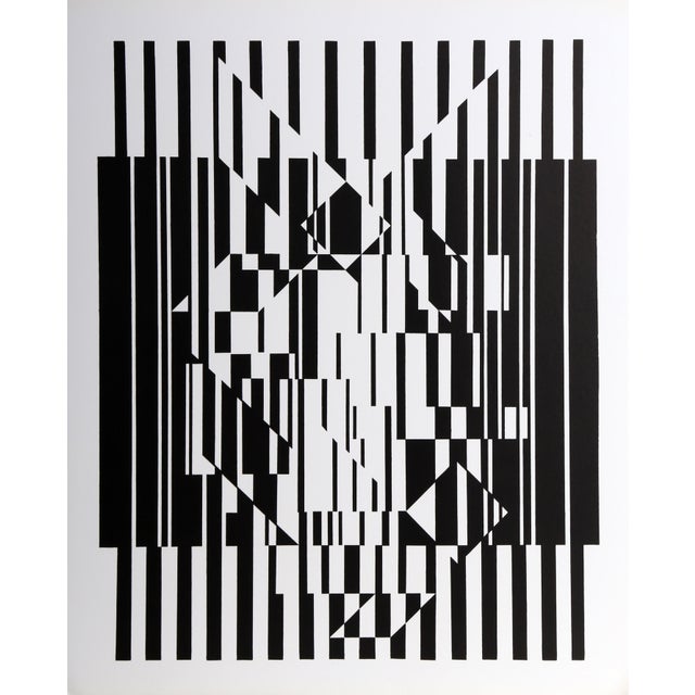 Victor Vasarely, Hungarian (1908 - 1997) - CALCIS, Portfolio: Linéaires, Year: 1973, Medium: Offset Lithograph on paper,...