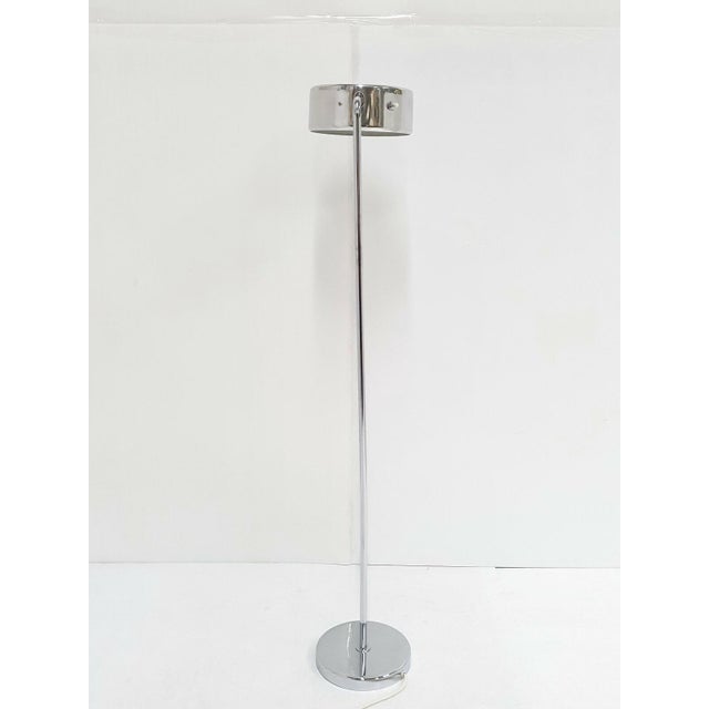 Vintage Swedish Floor Lamp in Chrome Steel from Ateljé Lyktan, 1960s For Sale - Image 11 of 12