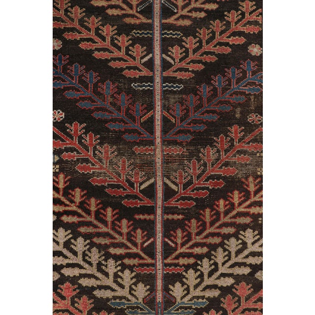Traditional Antique Persian Runner Rug With Polychromatic Floral Patterns - Rug & Kilim For Sale - Image 3 of 8