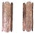 Sculptural Murano Glass Wall Sconces in Powder Pink Hue, Italy, 2000s, Set of 2 For Sale