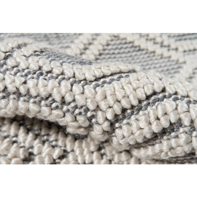 Momeni Contemporary Indoor/Outdoor Hermosa Rug in Grey, 2'3" x 8' Runner For Sale - Image 4 of 8