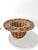 Late 20th Century Vintage Rattan Pedestal Basket – Boho Wicker Footed Bowl, Planter or Centerpiece For Sale - Image 5 of 9
