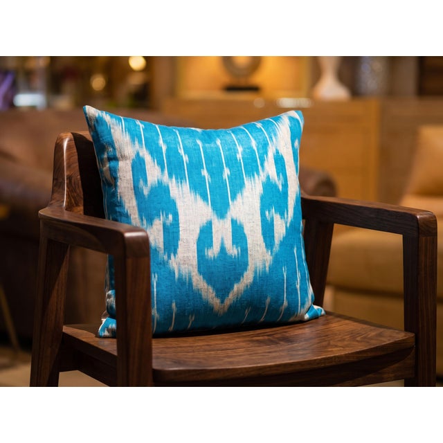 1990s Handwoven Vertical Stripe Pilow Cover For Sale - Image 4 of 11