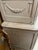 Late 19th Century Painted French 2 Piece Cabinet. Cabinet Has Pegs That Go in to Bottom Piece For Sale - Image 4 of 9