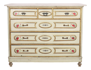 19th Century Spanish Commode in Oak and Marble, 1890s