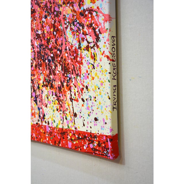 Contemporary The Red Tree 2. Original Contemporary Painting For Sale - Image 3 of 10
