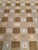 Modern Geometric Checkerboard-Patterned Hand-Knotted Rug. 8'x 10'7" For Sale - Image 4 of 13