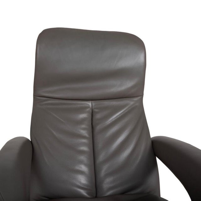 Animal Skin Symphony JR-7960 Lounge Chair in Grey Leather from Jori For Sale - Image 7 of 17