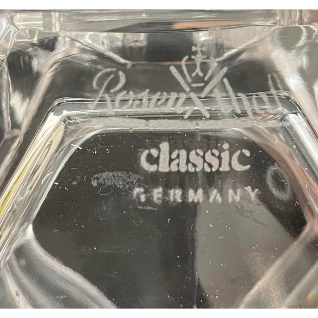 Early 21st Century Rosenthal Classic Hexagonal Geometric Crystal Votive Candle Holders. Set of 2 For Sale - Image 5 of 6