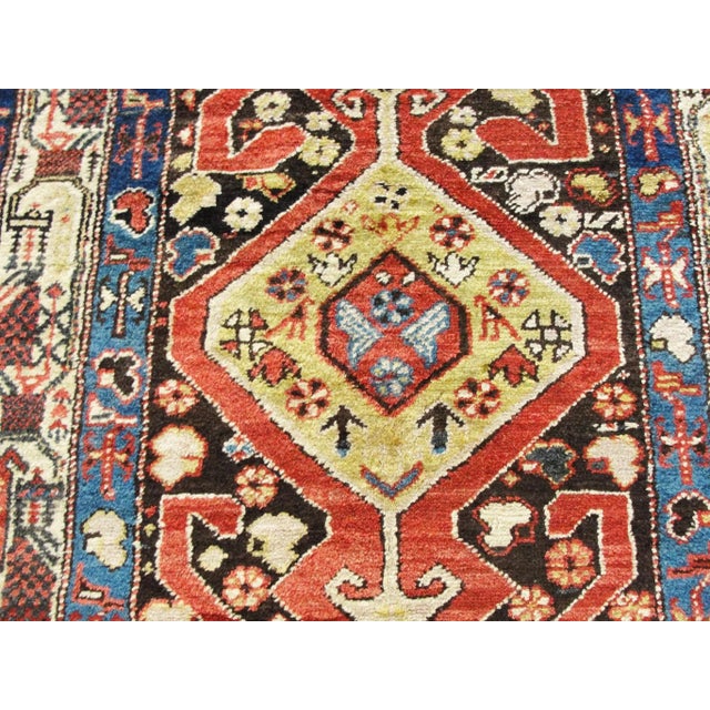 Antique Northwest Persian Runner, C-1900's, 3'6" × 13'8" For Sale - Image 9 of 11