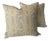 Groundworks & Lee Jofa Linen Swirl Pillows - a Pair For Sale