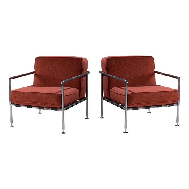 Lounge Chairs from B&B Italia, Set of 2 For Sale