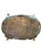 Late 19th Century Antique French Repousse' Brass Jardiniere Planter 19th Century With Liner For Sale - Image 5 of 11