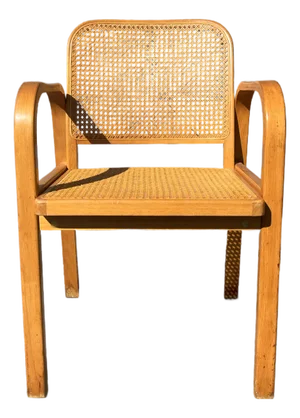 Bentwood and Cane Arm Chair, 1960