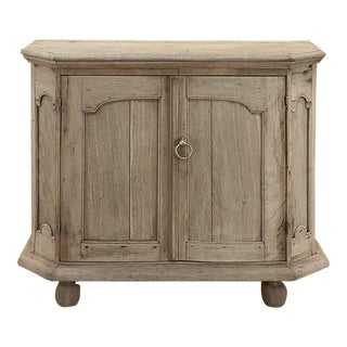19th Century Dutch Louis XIII Cabinet ~ Credenza in Stripped Oak For Sale