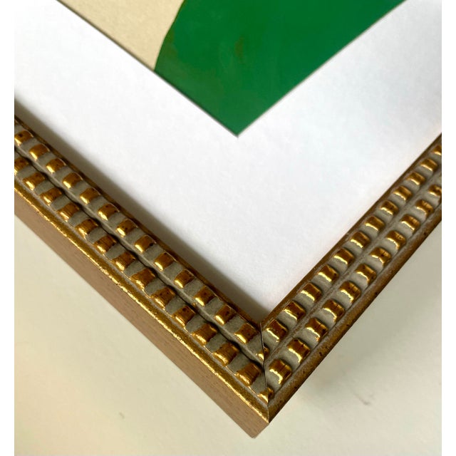 Contemporary 2026 "Stai Attento" Abstract Minimalist Painting on Paper by Artist r.k. Red For Sale - Image 3 of 3