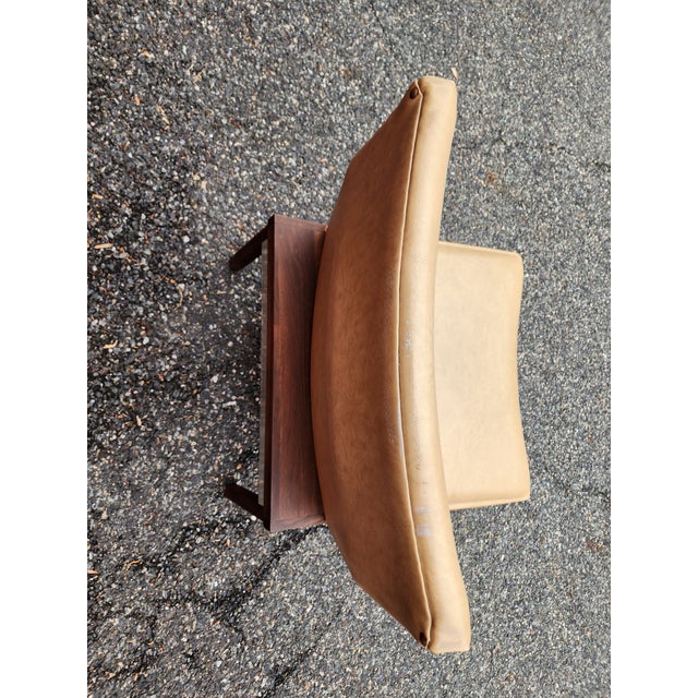 Mid 20th Century 1950s Attributed to Arthur Umanoff Walnut Modular Chair for Madison Furniture For Sale - Image 5 of 5
