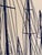 Vintage Marüshka Navy Blue Sailboats Nautical Screen Print on Canvas For Sale In Detroit - Image 6 of 9
