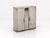 A characterful French medicine cabinet made of lacquered metal with an authentic industrial patina from the 1940s. This...