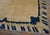 1890s Ivory Blue Tan Antique Chinese Peking Dragon Carpet 8' X 9'8" Wool Rug For Sale - Image 10 of 14