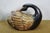 Mid 20th Century Pair Mid Century Chinese Lacquered Carved Hardwood Swan Sculptures Decoy 13" For Sale - Image 5 of 12