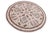 Eclectic Ziegler Ivory/Brown Wool Round - Rug 9'11'' X 9'11'' For Sale - Image 9 of 9