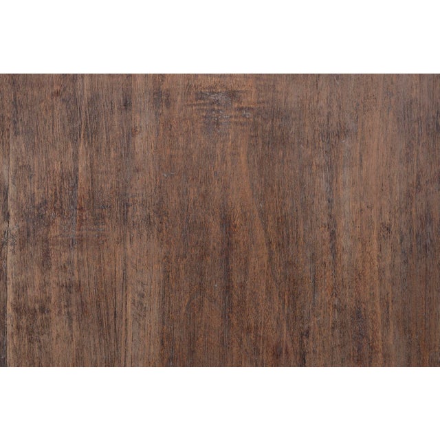 Late 20th Century Five Door Elm Server in Original Patina For Sale - Image 9 of 10