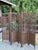 Asian Vintage Japanese Mid-Century Modern Teak Shoji Six-Panel Folding Room Divider | Kumiko | 1960 For Sale - Image 3 of 12
