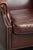 Vintage Wing Chair in Sheepskin Leather For Sale - Image 11 of 15