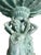Monumental Classical Tiered Fountain With Shell Basins – Verdigris Patina – 11 Ft Tall For Sale - Image 4 of 10
