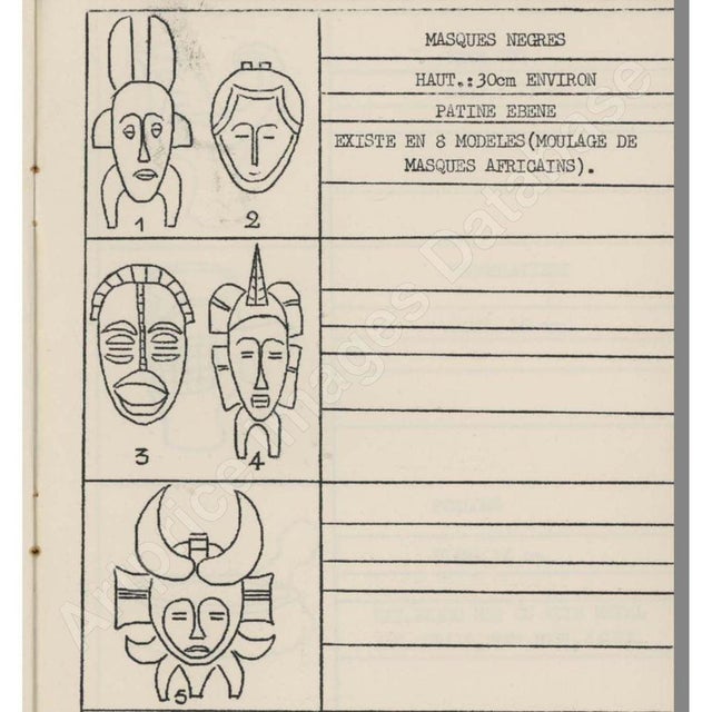 Ceramic Roger Capron, Mask No. 2, France, 1960s, Glazed Ceramic For Sale - Image 7 of 8