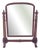 English Dressing Table Mirror with Turnings For Sale