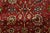 Fine Tabriz Rug 10’1” X 12’10” Red Wool Vintage Traditional Hand-Knotted Carpet For Sale - Image 11 of 15