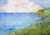 Contemporary Miniature Pacific Coast 4x4 Landscape O/C Painting For Sale - Image 3 of 3
