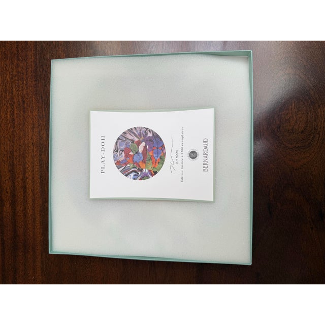 Pop Art Jeff Koons "Play-Doh" Coupe Service Plate by Bernadaud, France For Sale - Image 3 of 4
