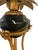 Black 1980s Hollywood Regency Frederick Cooper Faux Portoro Marble & Brass Palm Buffet Lamps - a Pair For Sale - Image 8 of 13