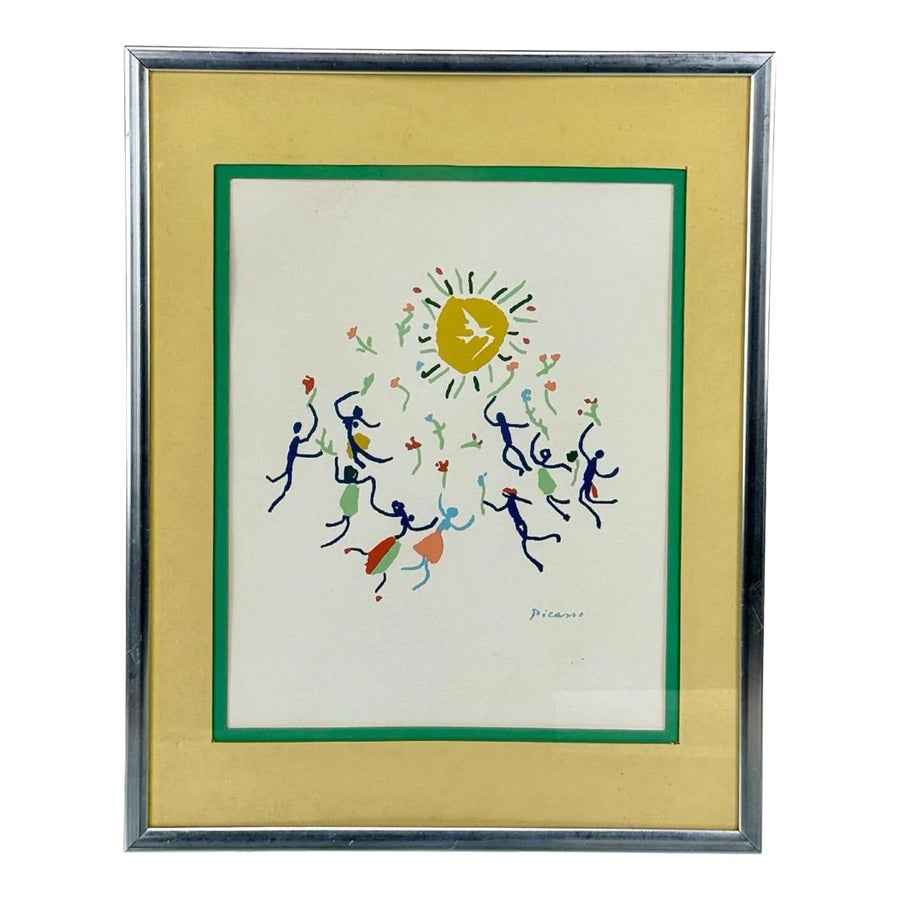 PICASSO 油絵アート mid-century-abstract-picasso-